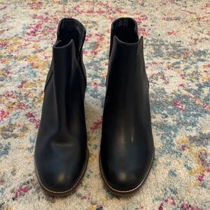 Cole Haan Black Leather Ankle Booties